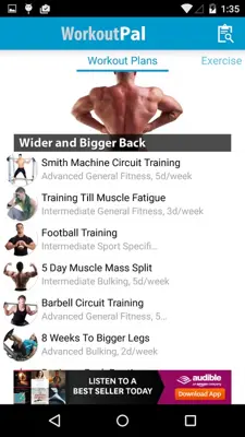 WorkoutPal android App screenshot 0